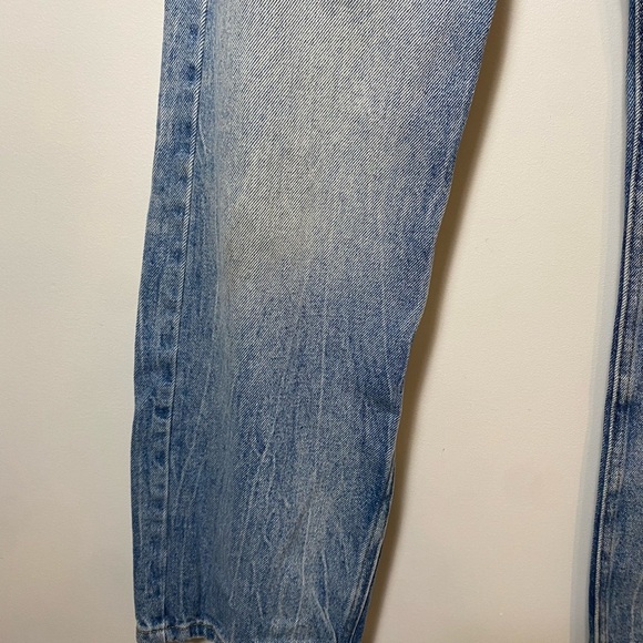 Kids Levi 505 Regular Light Wash Mom Jeans size 16 28 by 28 - Picture 2 of 16